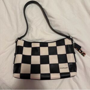 Coachtopia Checkerboard Alter Ego Slouchy Shoulder Bag